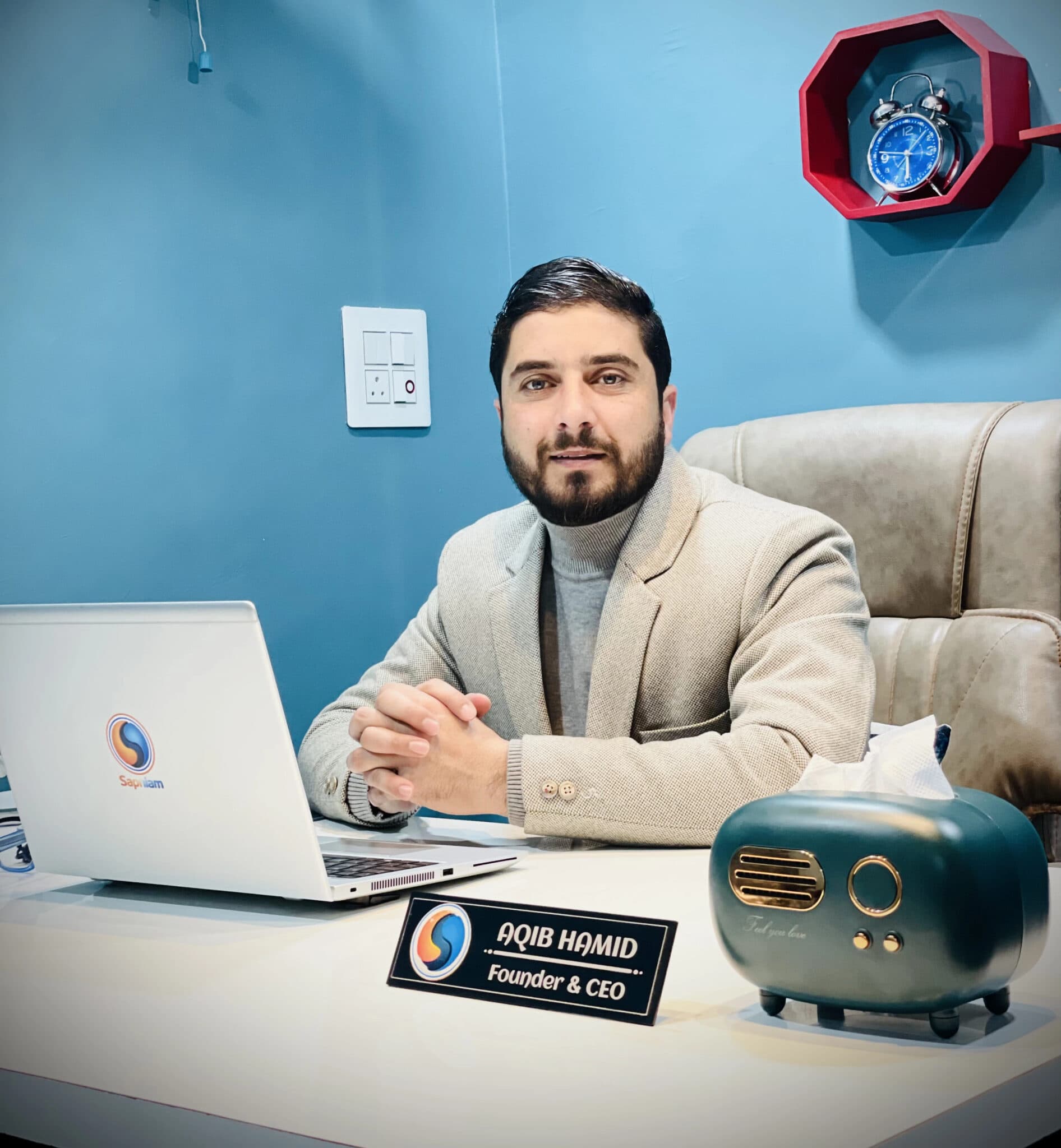 Aqib Hamid, Founder & CEO of Saphiam Technologies
