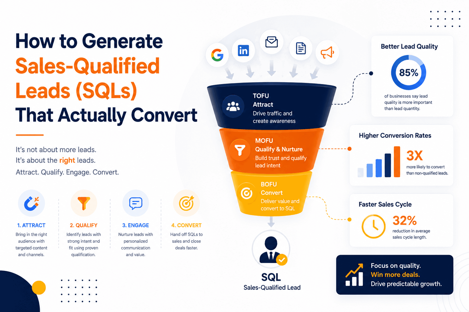 How to Generate Sales-Qualified Leads (SQLs) That Actually Convert