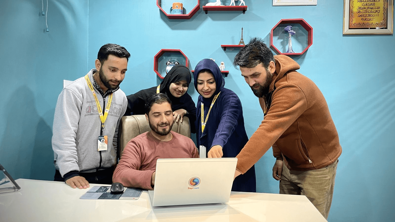 The Saphiam team together